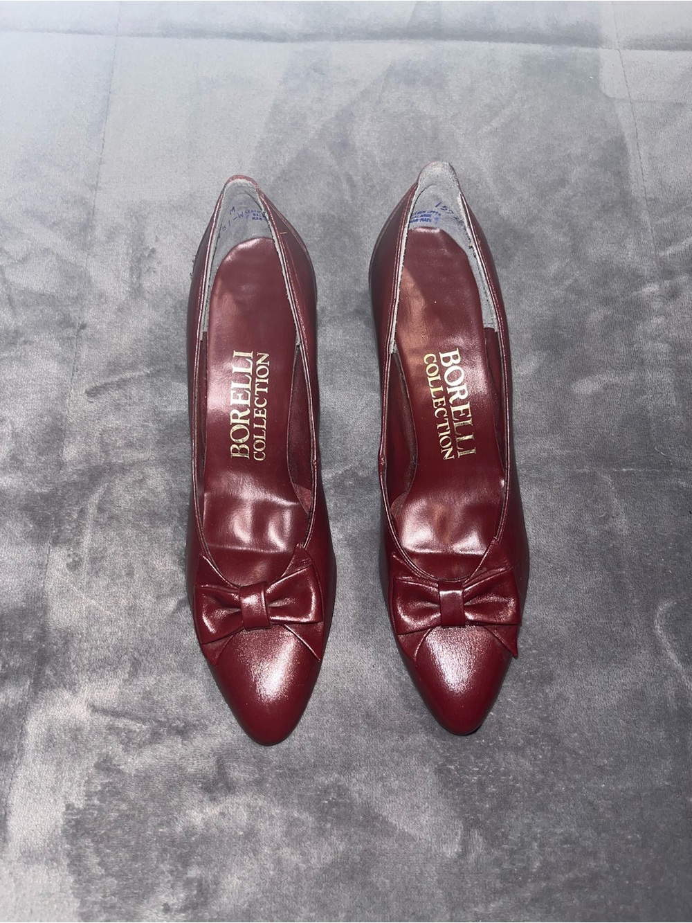 Women's Red Pumps, Borelli size 7
